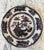 Ironstone Black Toile Decorative Plate and Wall Hanger - Stamped For Sale In New York - Image 6 of 6