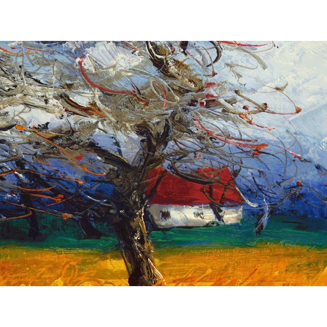 James Scoppettone "The Grain Field" Serigraph on Paper Hand Signed Make an Offer For Sale - Image 4 of 5