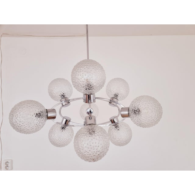 Large Mid-Century Galaxy Sputnik Chandelier, Germany, 1970s For Sale - Image 14 of 16