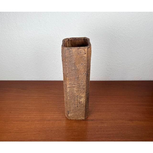 Mid-Century Modern German Brutalist Studio Pottery Vase, 1960s For Sale - Image 13 of 13