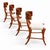 Mid Century Modern Solid Walnut Klismos Counter Stools. With Upholstered Seats - 4 For Sale - Image 4 of 4