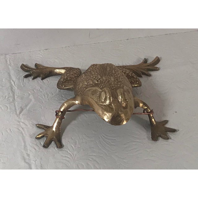 Vintage Brass Frog Figurine Chairish