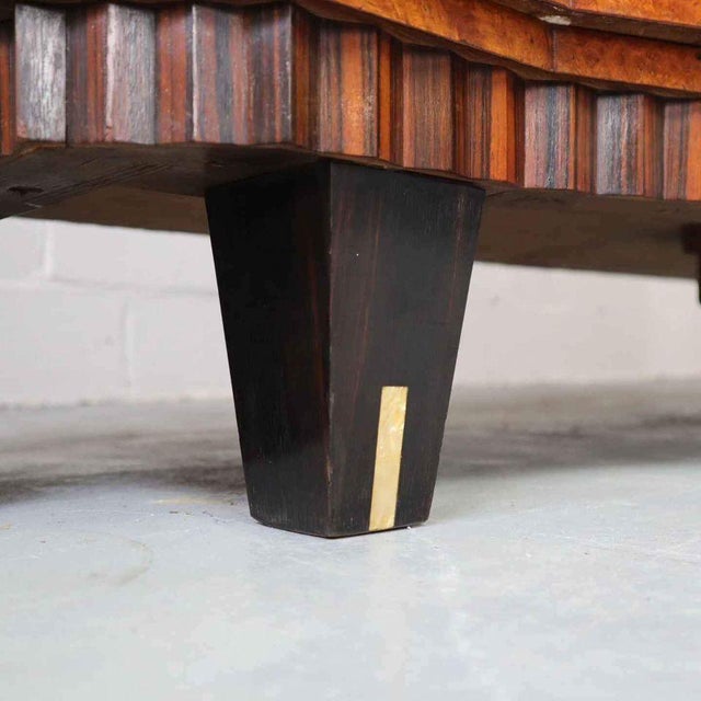 Art Deco Buffet in Macassar Ebony and Walnut Burl, 1920s For Sale - Image 10 of 17