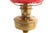 Red Vintage Aladdin Model 12 Electrified Oil Table Lamp With Swirled Glass Shade, Mantle For Sale - Image 8 of 18