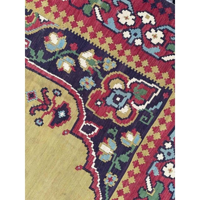 Large Vintage Transylvanian Kilim Rug, 1970s For Sale - Image 12 of 17