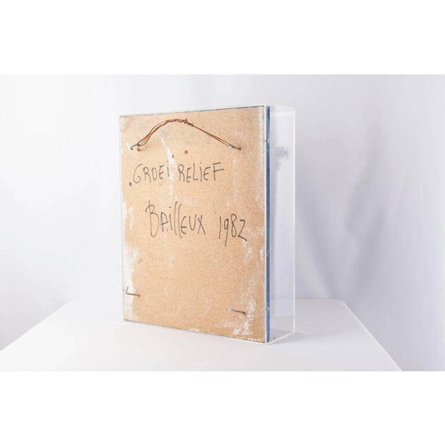 Modern Wall Sculpture with Optical Art in Acrylic Glass by César Bailleux, 1980s For Sale - Image 3 of 8