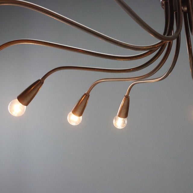 14-Light Chandelier, 1950s For Sale - Image 6 of 9