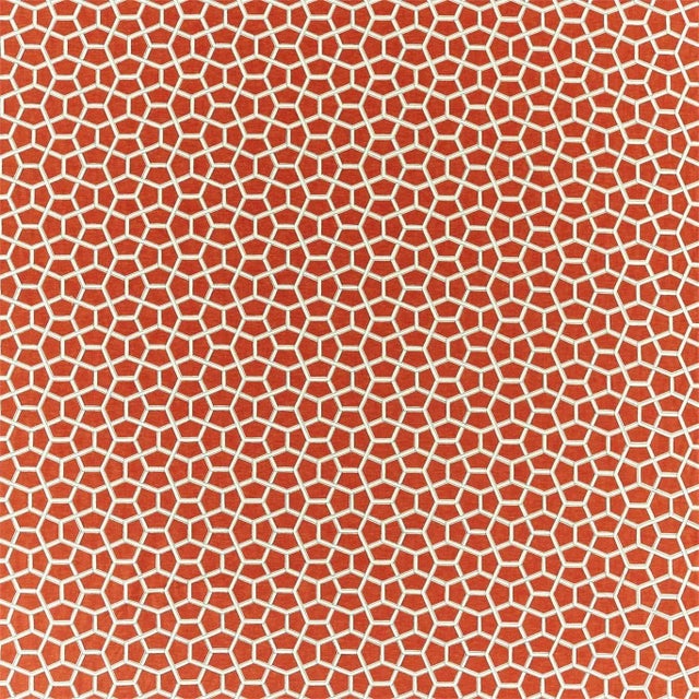 Harlequin Cubica Fabric in Cayenne - a Sample For Sale