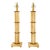 Lamp Pair Italian Rialto Marble For Sale