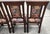 Brown Antique English Oak Dining Chairs 1800s Set of 6 For Sale - Image 8 of 16