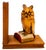Carved Owl Motive Lime Wood Bookends, Vienna, 1960s, Set of 2 For Sale