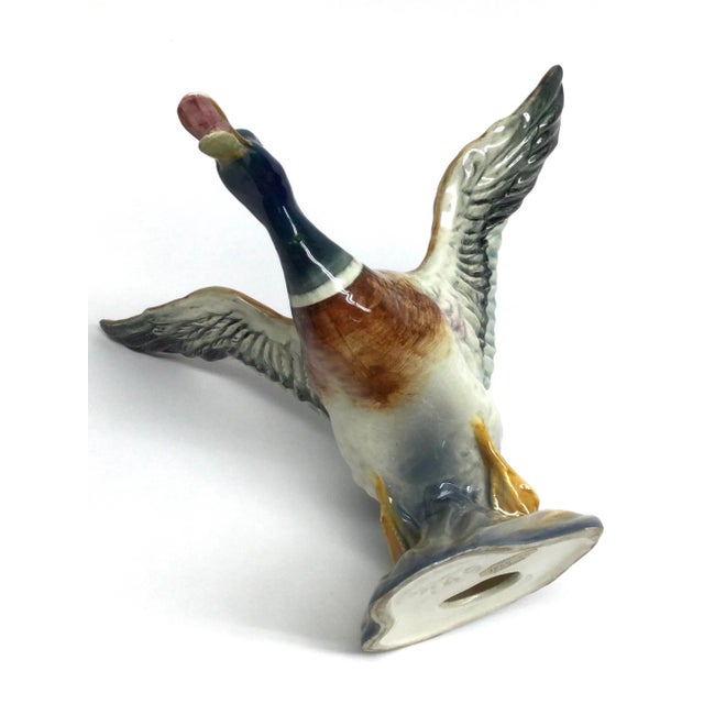 Vintage Beswick Porcelain Mallard Duck England For Sale - Image 10 of 13