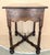 Antique Oak William & Mary Side Table With Cross Stretcher For Sale - Image 4 of 15