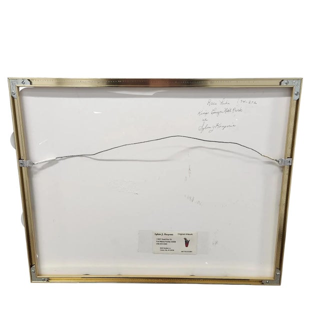 Vintage California Sierra Nevada Landscape Watercolor – Kings Canyon National Park For Sale - Image 13 of 13