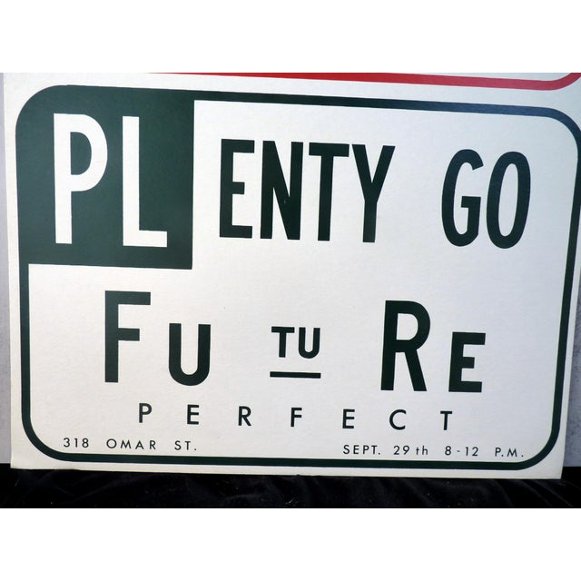 Contemporary Early Set of 2 Scott Froschauer 1991 Artist Loft Exhibition Screenprints Pre-Sign Works Downtown La For Sale - Image 3 of 13