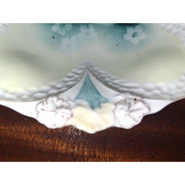 Authentic r.s. Prussia Antique Porcelain Plate Made by the Reinhold Schlegelmilch Factory in Germany. For Sale - Image 4 of 7