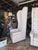 Ivory Unusually Tall Wingback Throne Chairs For Sale - Image 8 of 14