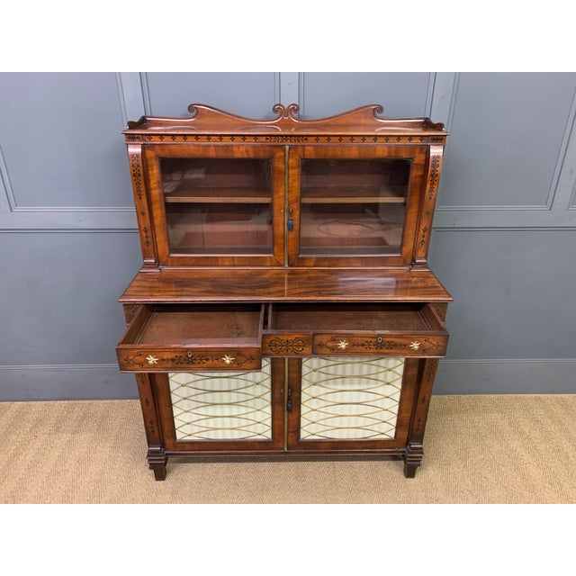 Regency Inlaid Mahogany Side Cabinet, 1810 For Sale - Image 12 of 18