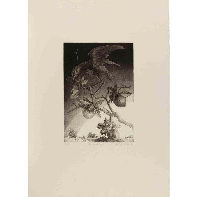 Leo Guida, The Guardian, Etching, 1970s For Sale - Image 3 of 3