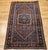 19th Century Persian Bidjar Rug, Hand-Knotted Wool, Geometric Herati Pattern, Burgundy & Blue, 5x7 For Sale - Image 15 of 18