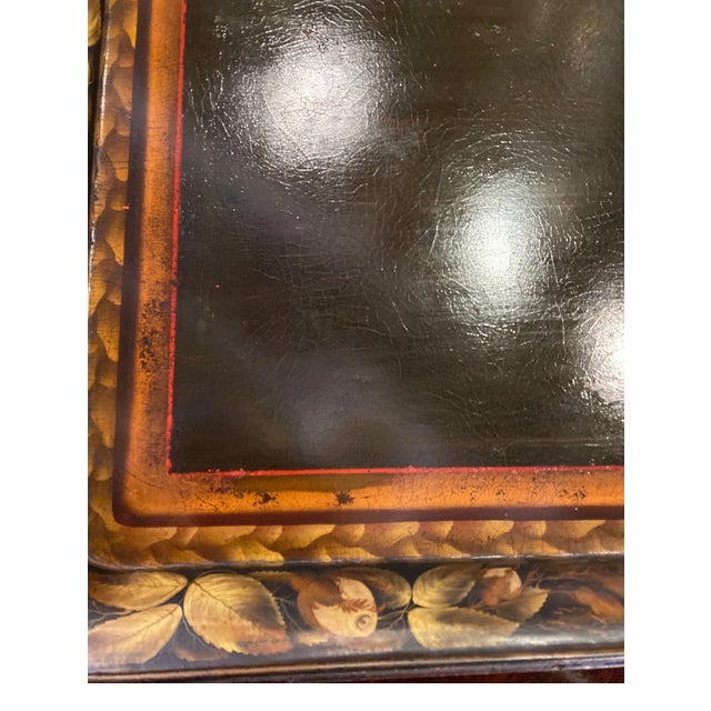 Antique 19 Century English Papier-mâché Tray Table For Sale - Image 10 of 10