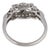 Mid Century 1.10 Carat Diamond Platinum Ring, Size 5.75 For Sale In Los Angeles - Image 6 of 6