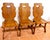 Vintage Belgian Dining Chairs in Oak, 1960s, Set of 6 For Sale - Image 11 of 18