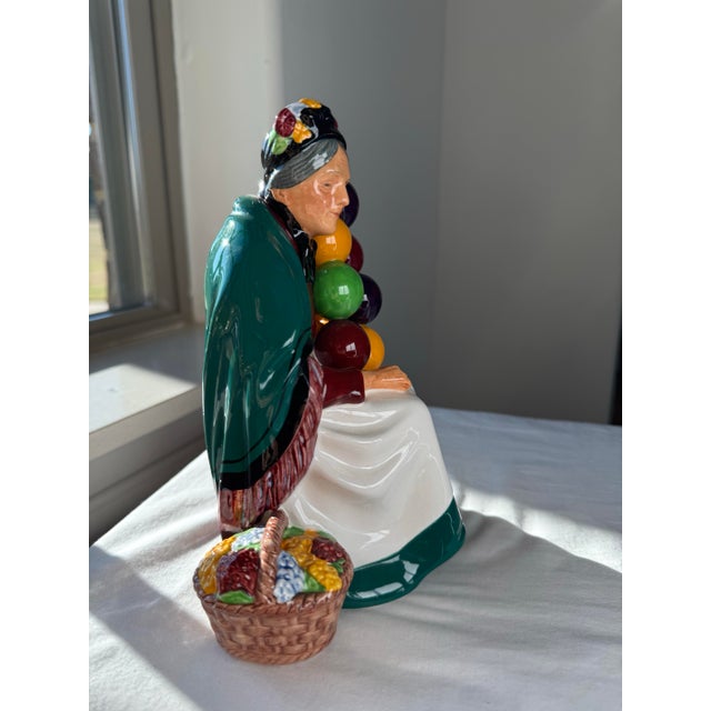 Antique Royal Doulton Figurine ~ “The Old Balloon Seller” ~ Hn 1315 For Sale In Dallas - Image 6 of 10