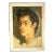 1960s Vintage Oil Portrait Painting of a Young Man Framed For Sale