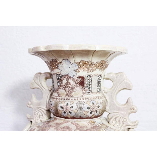 Japanese Vase Satsuma, 1930s For Sale - Image 12 of 14
