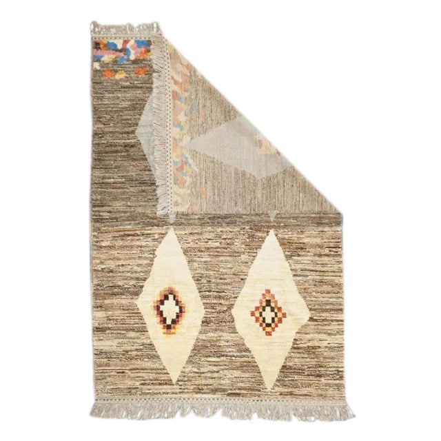 19th Century Moroccan Rug 5'8'' X 8'2'' For Sale - Image 5 of 12