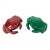 1950s Vintage Boho Chic Coastal Trumpe L’Oeil Style Crab Salt & Pepper Shakers - A Pair For Sale