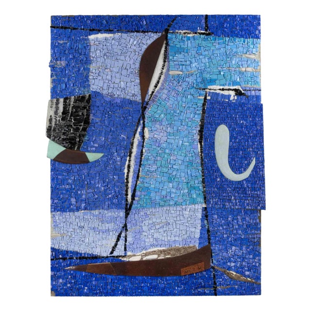 Tommaso Cascella, Abstract Composition, Mosaic, 1990s For Sale