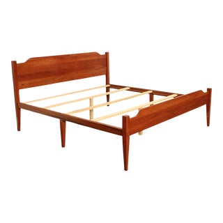 Shaker Style Custom Quality Cherry King Size Bed For Sale