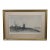 Antique Edward Loyal Field Signed Dutch Windmill Thatched Cottage Etching 32" For Sale