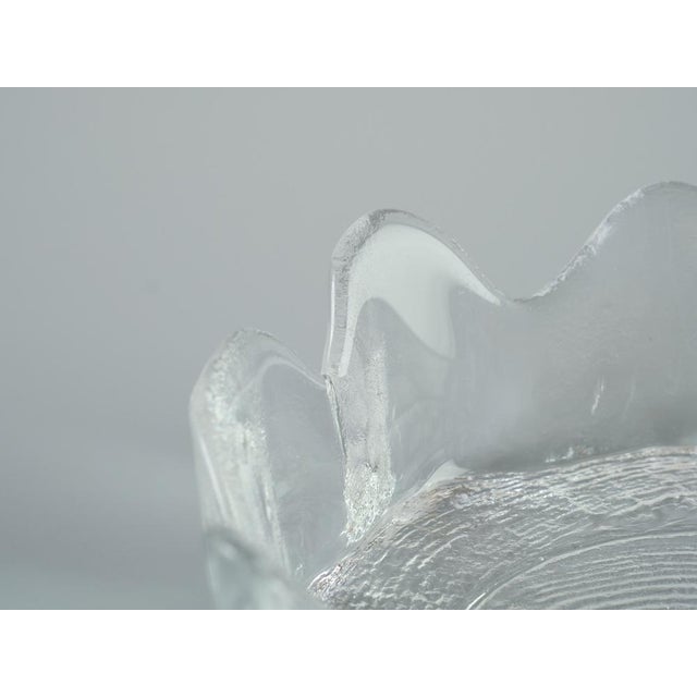 Vintage Swedish Glass Bowl from Skruf, 1960s For Sale - Image 10 of 14