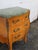 Brown French Marble Top Bombay Serpentine Burlwood Commode Nightstand 6346 For Sale - Image 8 of 16