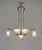 Gilles French Art Deco Multi-Light Chandelier 1930s - Fruit Motif Frosted Glass For Sale - Image 11 of 12
