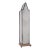 Late 20th Century Architectural Leaded Glass Obelisk Table Lamp For Sale
