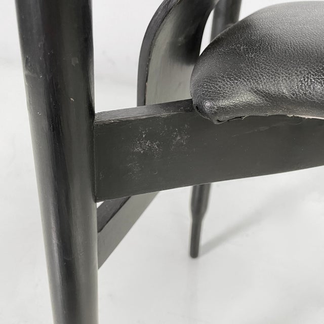 Mid-Century Modern Italian Black Lierna Chairs attributed to Achille Castiglioni for Gavina, 1960s, Set of 2 For Sale - Image 16 of 18