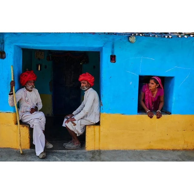 Tuul & Bruno Morandi, India, Rajasthan, Rabari Village, Photographic Paper, in Flawless conditions. Designed from 2000...