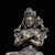 Silver Vintage Silver-Plated Bronze Vajradhara Statue Buddhist Deity Sculpture 9.8" For Sale - Image 8 of 9