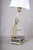 Brass Balance Scale Table Lamp with Drawer Base and Pleated Shade, 1950s For Sale - Image 9 of 14