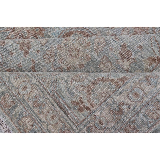 Hand-Knotted Muted Tabriz Rug by Keivan Woven Arts, 8'8" X 11'9" For Sale - Image 14 of 15
