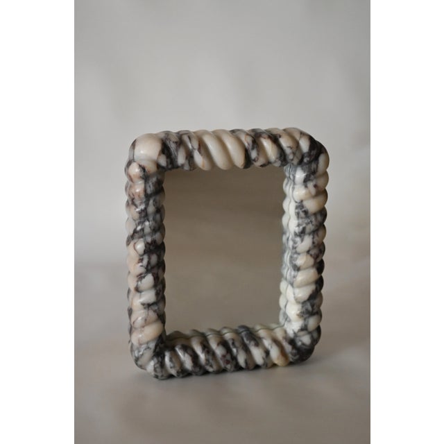 "The Gretchen" Calacatta Viola Marble Mirror For Sale In Atlanta - Image 6 of 6