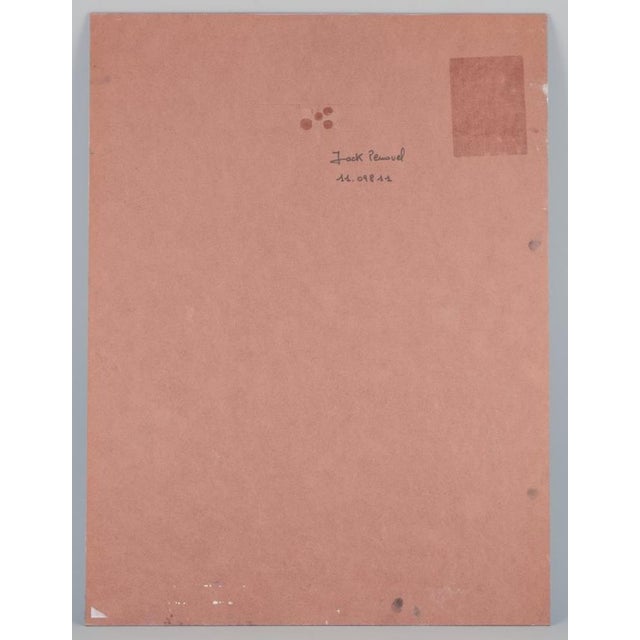 Plastic Jack Penouel, Abstract Composition, 1980s, Acrylic on Board For Sale - Image 7 of 9