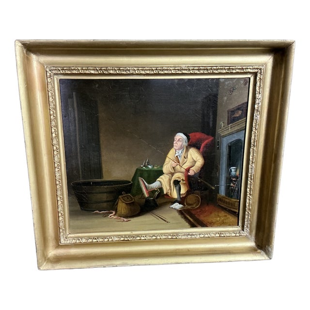 William Cowper, 1800s, Oil Painting on Canvas For Sale
