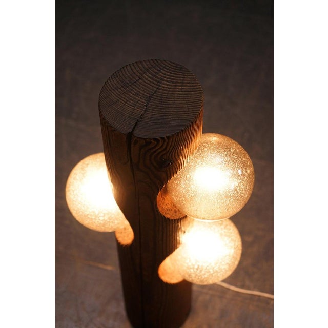 Wood Sculptural Standing Lamp from Temde, 1960s For Sale - Image 7 of 16