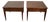 1930s Pair of Brandt English Regency Mahogany Side Tables / End Tables For Sale