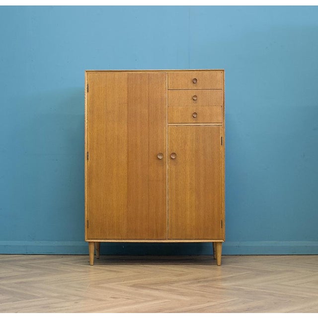 Vintage Oak Compact Wardrobe from Meredew, 1960s For Sale - Image 12 of 12